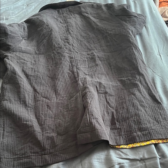 Women’s  Black Double-Breasted Jacket - Picture 3 of 3